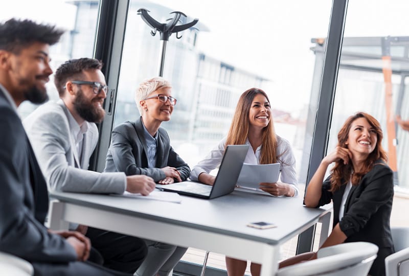 people having a meeting